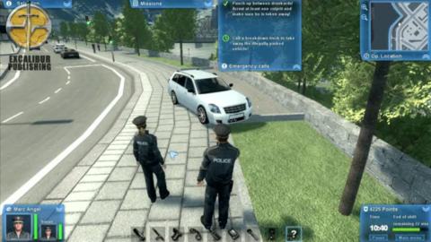 Jeu de guerre en 3D de police